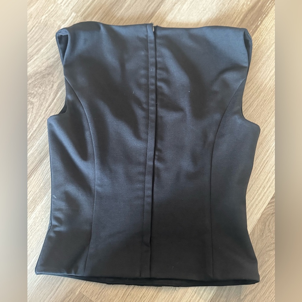 Reformation Black Corset Top - Picture 2 of 3